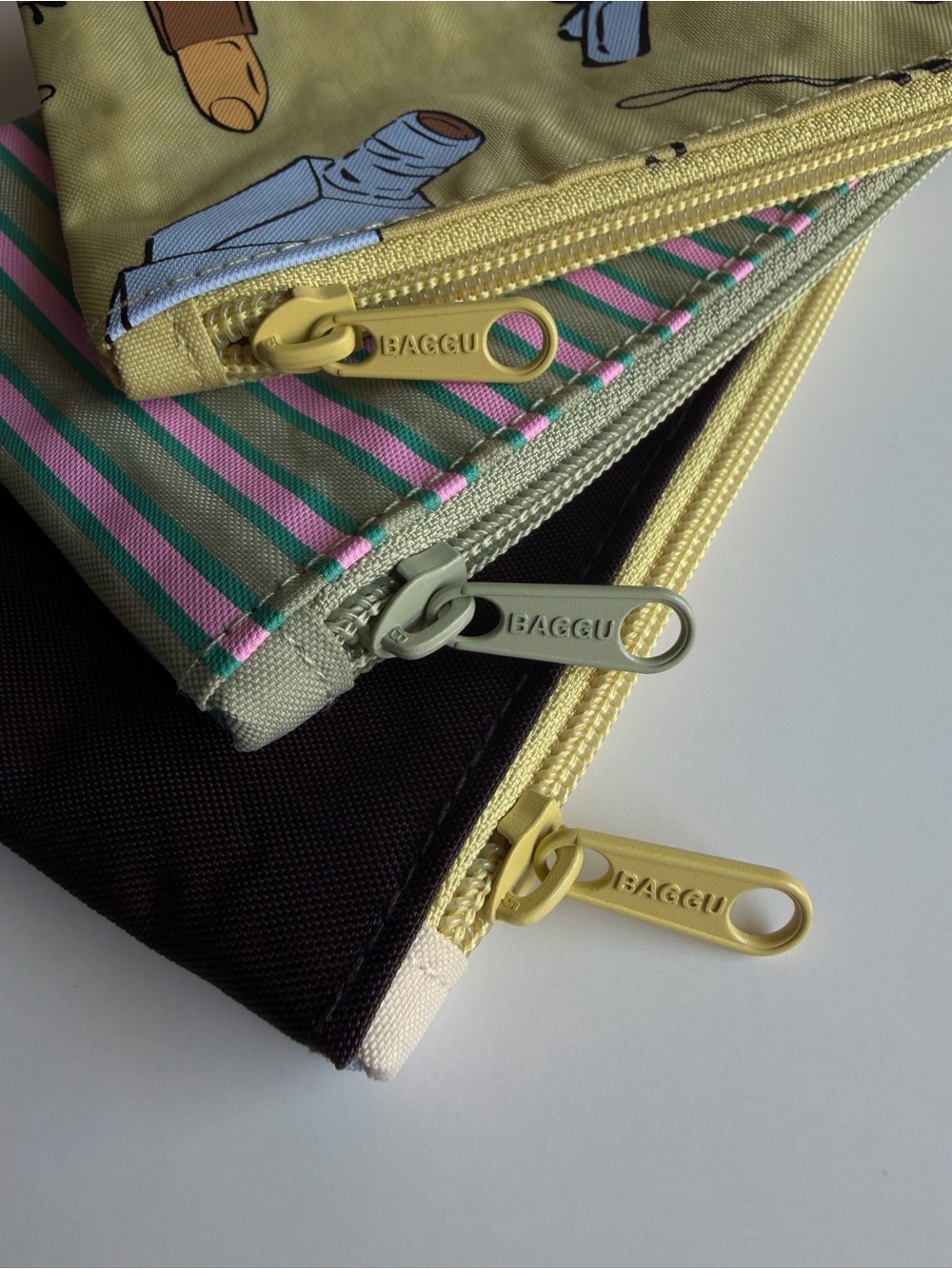 NWOT BAGGU Set of 3 SMALL SIZE Go Pouches - Picture 3 of 10